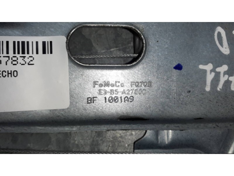 Recambio de elevalunas trasero derecho para ford ka+ referencia OEM IAM E3B5A27000 SIN MOTOR ELECTRICO