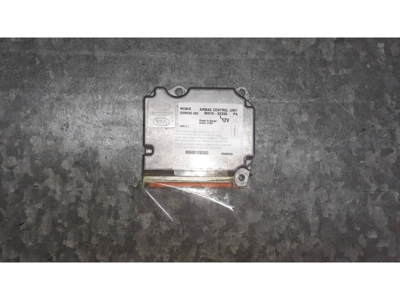 Recambio de centralita airbag para hyundai i10 referencia OEM IAM 959100X200 5WK43795 SIEMENS - VDO