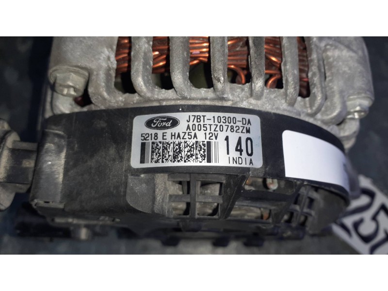 Recambio de alternador para ford ka+ referencia OEM IAM J7BT10300DA A005TZ0782ZM 140A