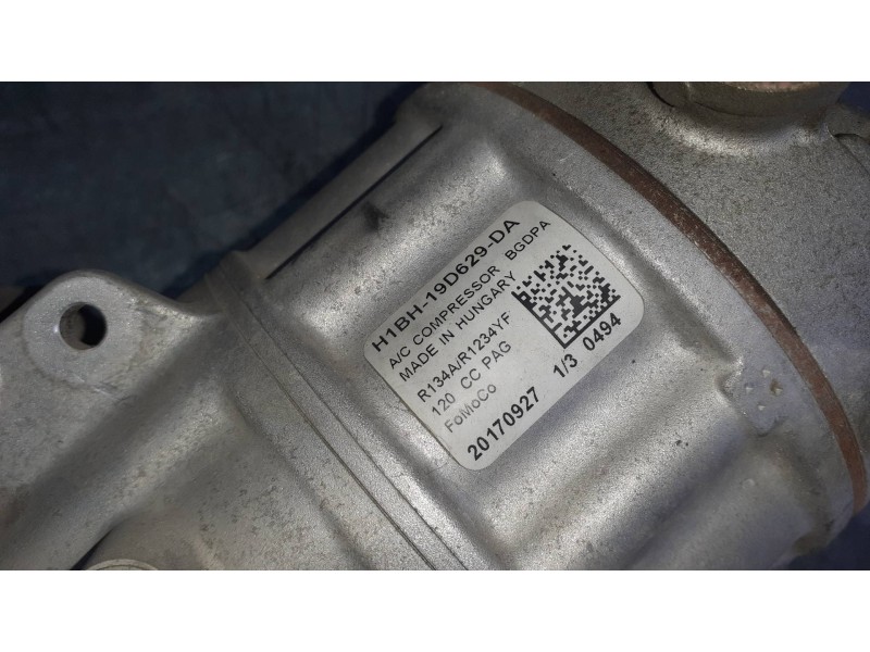 Recambio de compresor aire acondicionado para ford fiesta (ce1) referencia OEM IAM H1BH19D629DA  FOMOCO