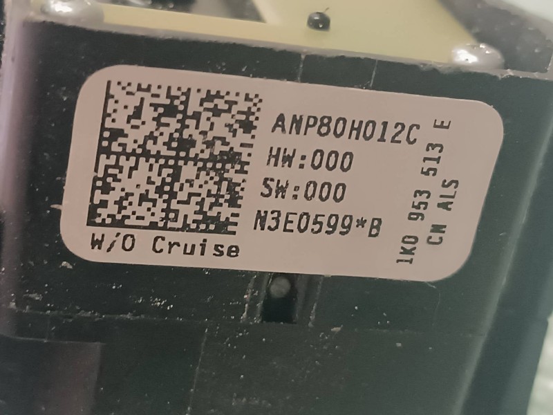 Recambio de mando intermitentes para seat leon (1p1) comfort limited referencia OEM IAM 1K0953513E  