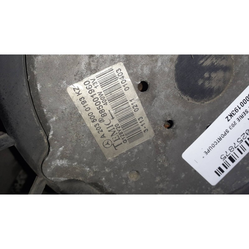 Recambio de electroventilador para mercedes-benz clase c (w203) sportcoupe referencia OEM IAM A2035000193KZ CON RESISTENCIA TEMI