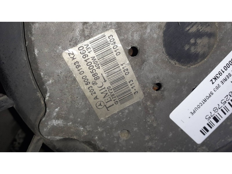 Recambio de electroventilador para mercedes-benz clase c (w203) sportcoupe referencia OEM IAM A2035000193KZ CON RESISTENCIA TEMI