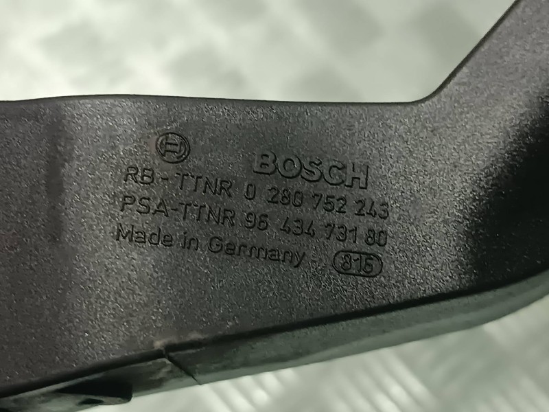 Recambio de pedal acelerador para peugeot 206 berlina referencia OEM IAM 9643473180 F00C3E2427 0280752243