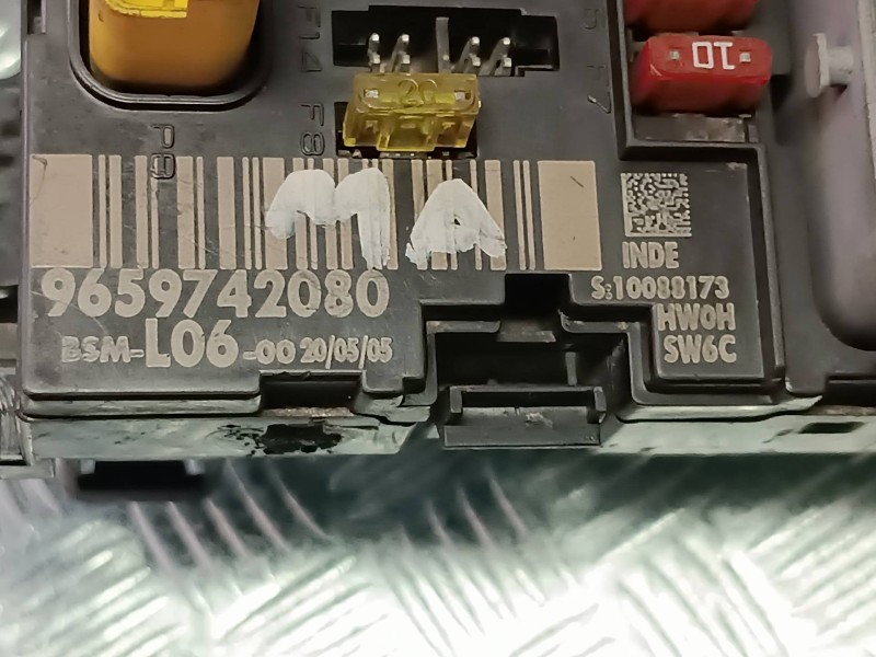 Recambio de caja reles / fusibles para peugeot 307 break / sw (s1) referencia OEM IAM 9659742080 BSM L06 S10088173