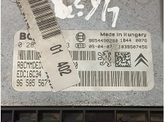 Recambio de centralita motor uce para peugeot 206 berlina referencia OEM IAM 96585567 9654490280 EDC16C34 2