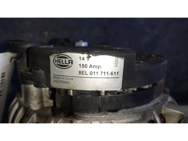 Recambio de alternador para peugeot 3008 referencia OEM IAM 8EL011711611 HELLA 150A