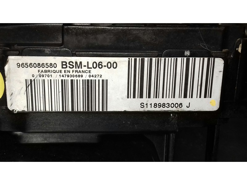 Recambio de caja reles / fusibles para citroen c5 berlina referencia OEM IAM 9656086580 BSM L0600 S118983006J