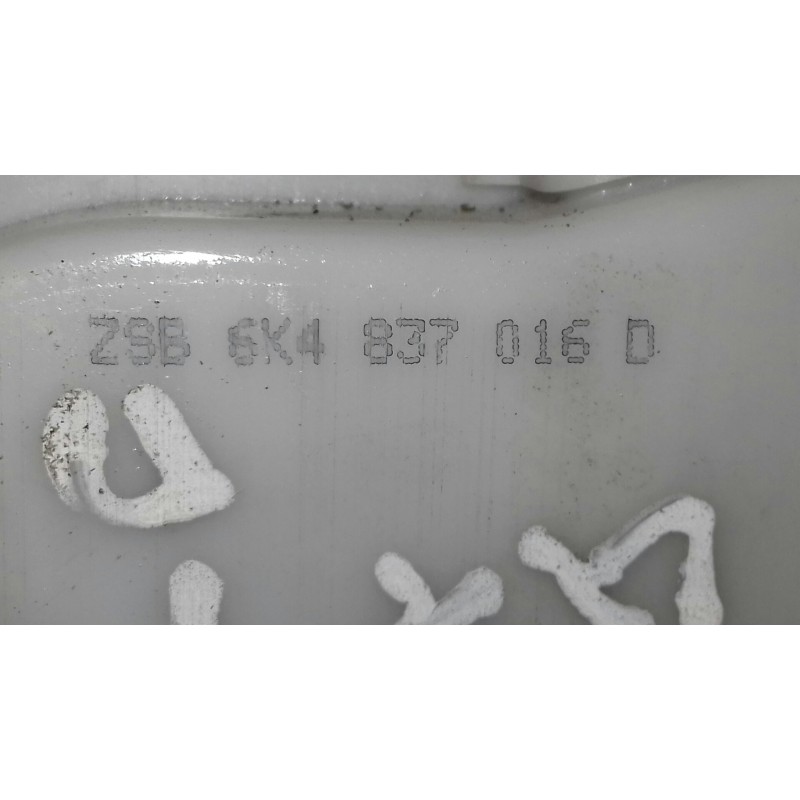 Recambio de cerradura puerta delantera derecha para seat ibiza (6k1) referencia OEM IAM 6K4837016D BLANCA CONECTOR 3 PINES