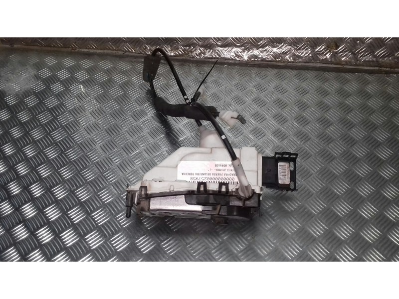 Recambio de cerradura puerta delantera derecha para citroen c3 referencia OEM IAM A048069 NEGRA CONECTOR 6 PINES