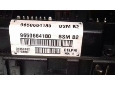 Recambio de caja reles / fusibles para peugeot 206 berlina referencia OEM IAM 9650664180 BSM B2 DELPHI 2