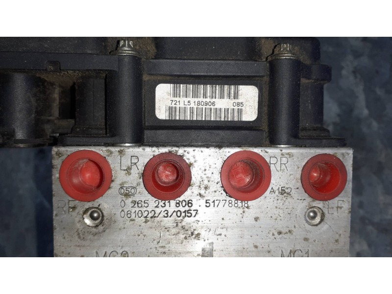 Recambio de abs para fiat stilo (192) 1.9 120 dynamic multijet referencia OEM IAM 68919H0593 0265231806 0265800560