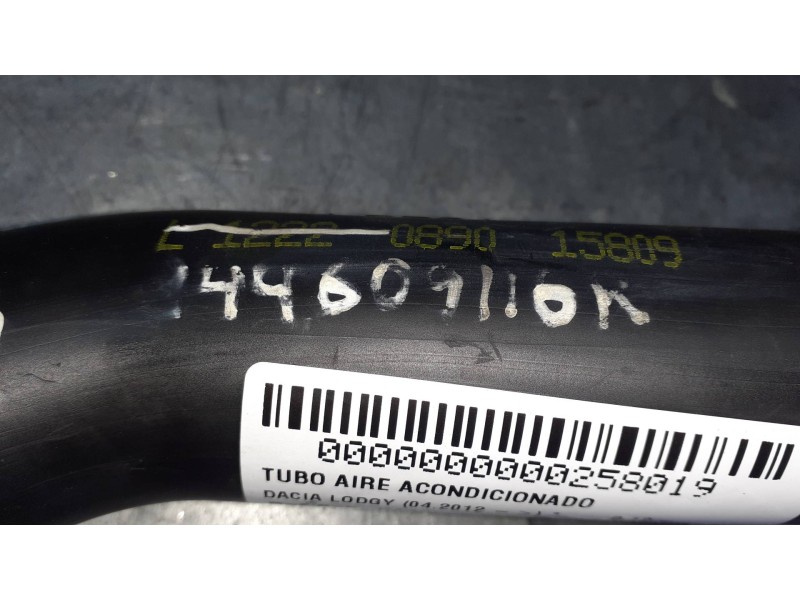 Recambio de tubo aire acondicionado para dacia lodgy referencia OEM IAM L44609116R  INTERCOOLER