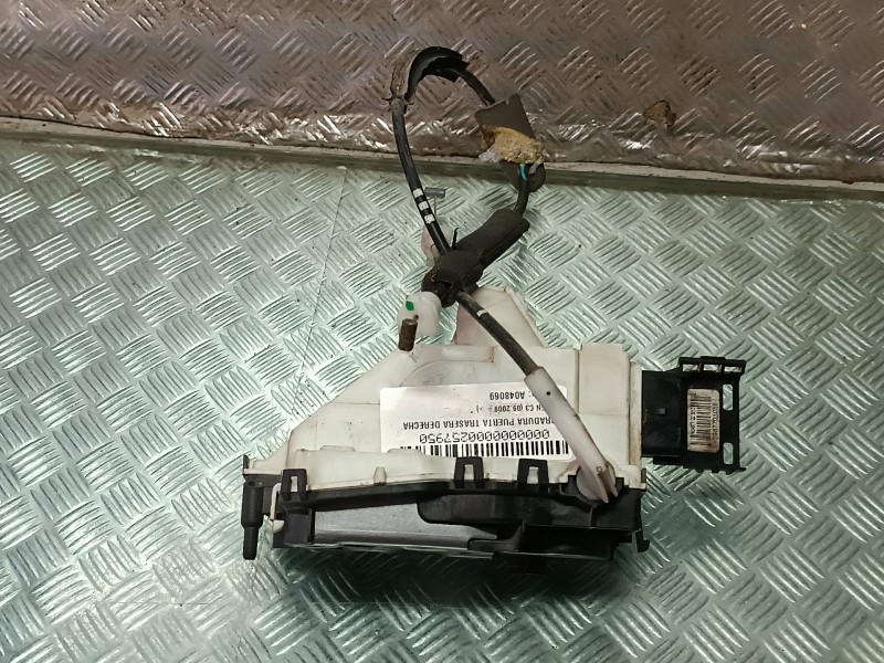 Recambio de cerradura puerta trasera derecha para citroen c3 referencia OEM IAM A048069 NEGRO CONECTOR 6 PINES