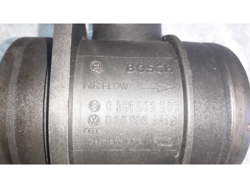 Recambio de caudalimetro para seat leon (1p1) referencia OEM IAM 038906461B 0281002531 BOSCH