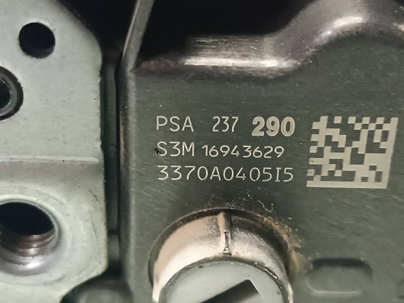 Recambio de cerradura puerta trasera derecha para peugeot 3008 allure referencia OEM IAM 237290  CONECTOR 6 PINES