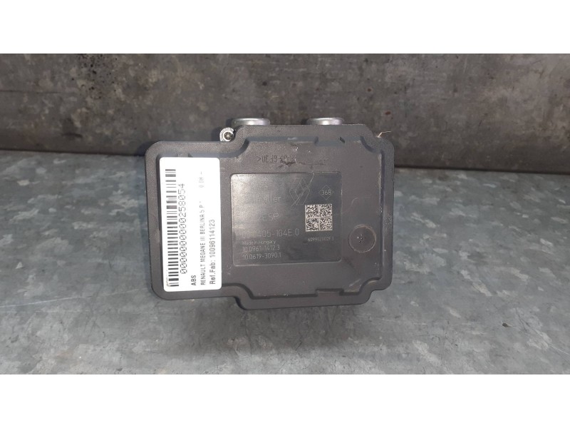 Recambio de abs para renault megane iii berlina 5 p referencia OEM IAM 10096114123 219029 10061930901