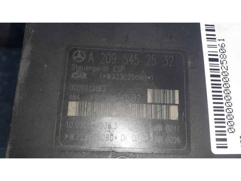 Recambio de abs para mercedes-benz clase c (w203) sportcoupe referencia OEM IAM A2034310812 A2095452532 10020403954