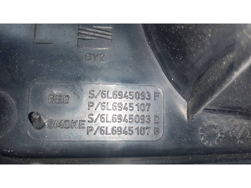 Recambio de piloto trasero izquierdo interior para seat ibiza (6l1) referencia OEM IAM 6L6945093F 6L6945093D 6L6945107