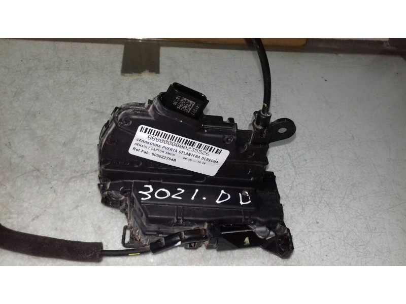 Recambio de cerradura puerta delantera derecha para renault captur xmod referencia OEM IAM 805022764R 40627224 ELECTRICA