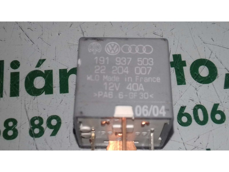 Recambio de rele para seat cordoba berlina (6l2) fresh referencia OEM IAM 191937503 CALENTADORES RELE 18