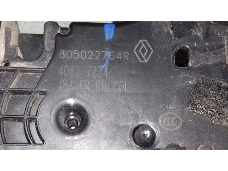Recambio de cerradura puerta delantera derecha para renault captur xmod referencia OEM IAM 805022764R 40627224 ELECTRICA