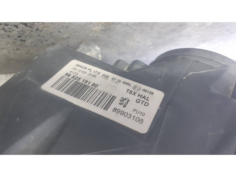 Recambio de faro izquierdo para peugeot 3008 referencia OEM IAM 9682519180  89903106
