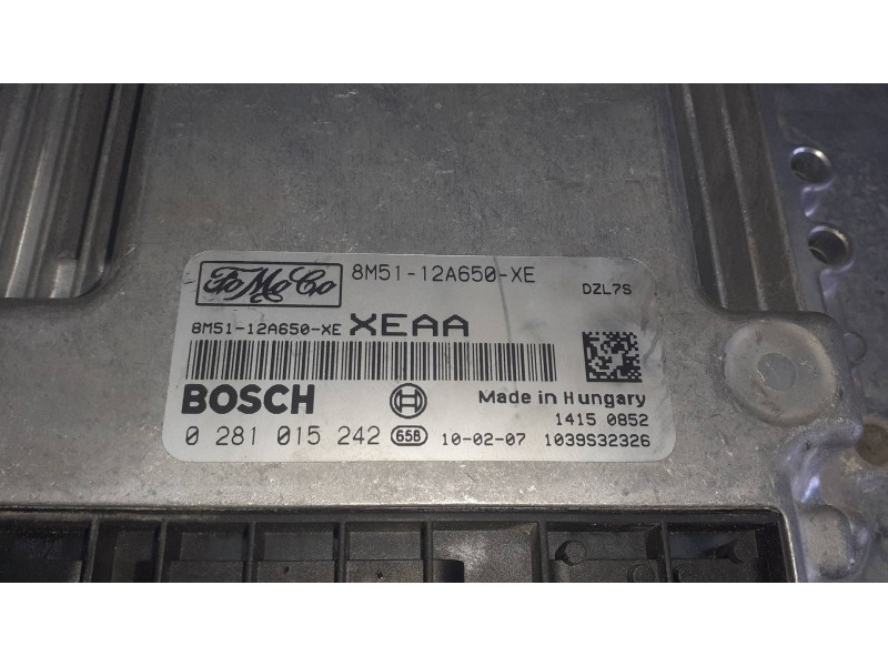 Recambio de centralita motor uce para ford focus lim. (cb4) referencia OEM IAM 8M5112A650XE 0281015242 BOSCH - FOMOCO
