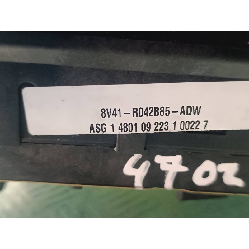 Recambio de airbag delantero izquierdo para ford kuga (cbv) referencia OEM IAM 8V41R042B85ADW 6085163 CONECTOR 2 PINES
