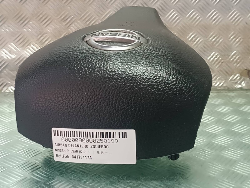 Recambio de airbag delantero izquierdo para nissan pulsar (c13) referencia OEM IAM 34178117A  