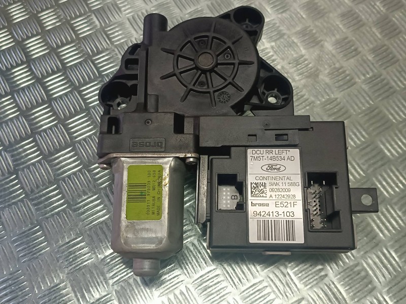 Recambio de motor elevalunas trasero izquierdo para ford kuga (cbv) referencia OEM IAM 7M5T14B534AD 5WK11588G 942413103