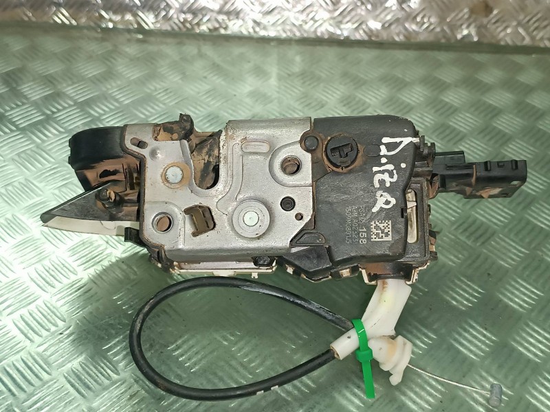 Recambio de cerradura puerta delantera izquierda para peugeot 3008 referencia OEM IAM 825158 NEGRO CONECTOR 6 PINES