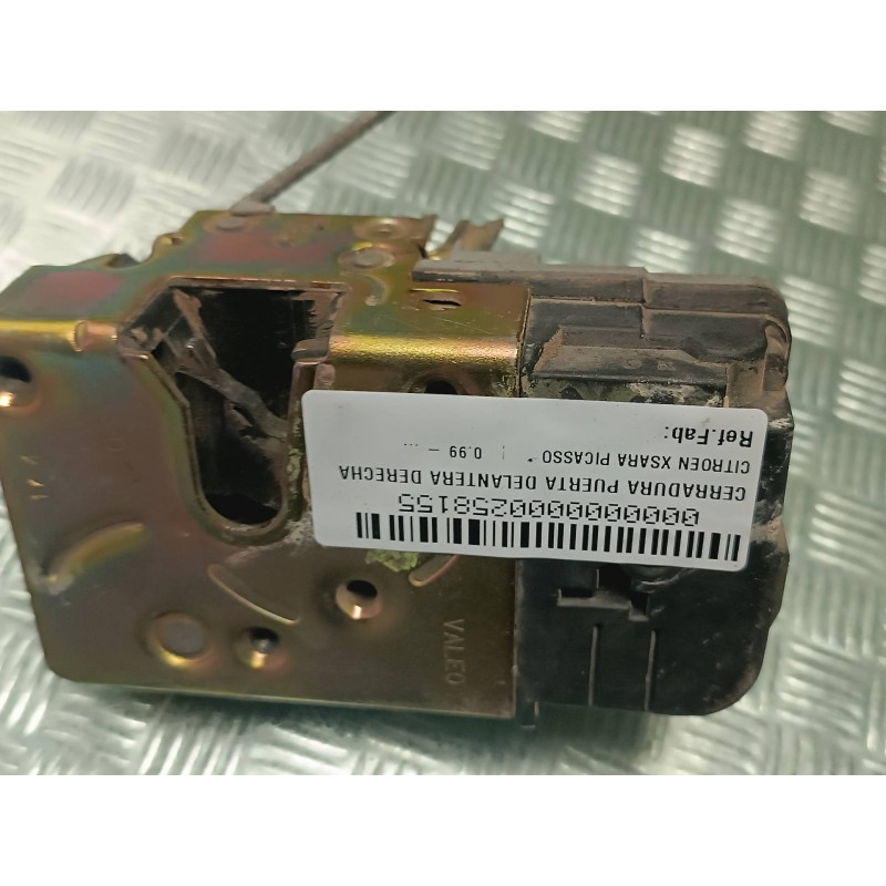 Recambio de cerradura puerta delantera derecha para citroen xsara picasso referencia OEM IAM  VALEO CONECTOR 6 PINES