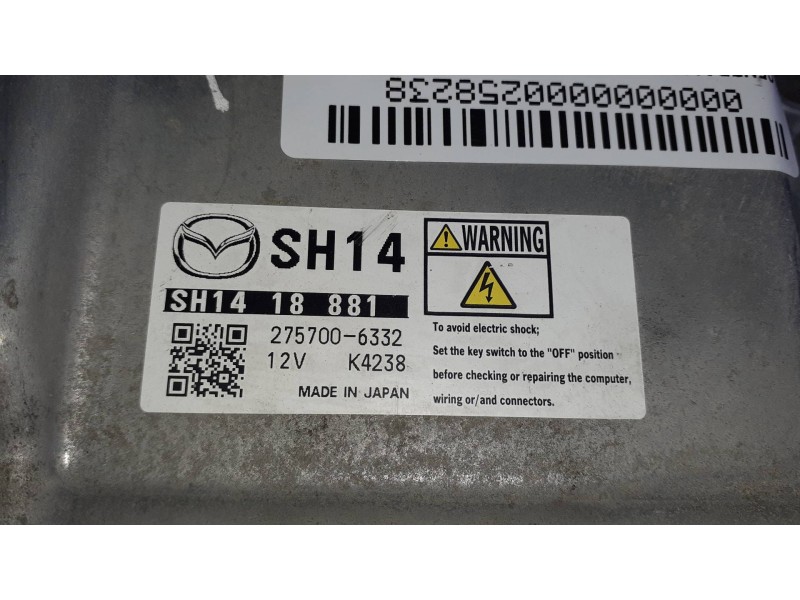 Recambio de centralita motor uce para mazda 6 lim. (gh)(.2012) referencia OEM IAM 2757006332 SH1418881 