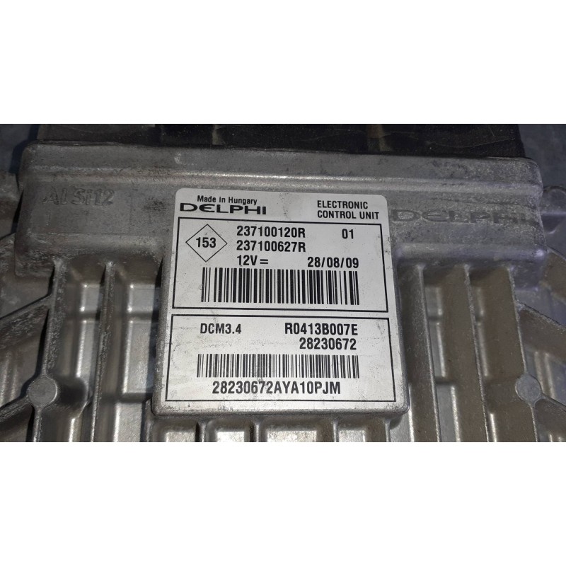 Recambio de centralita motor uce para renault megane iii berlina 5 p referencia OEM IAM 237100120R 237100627R DELPHI