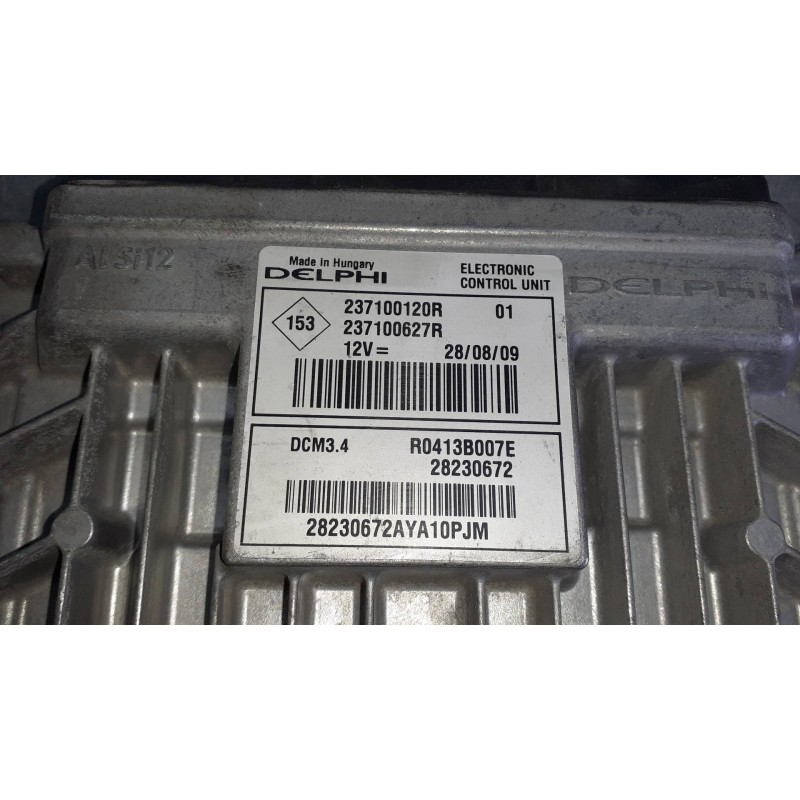 Recambio de centralita motor uce para renault megane iii berlina 5 p referencia OEM IAM 237100120R 237100627R DELPHI