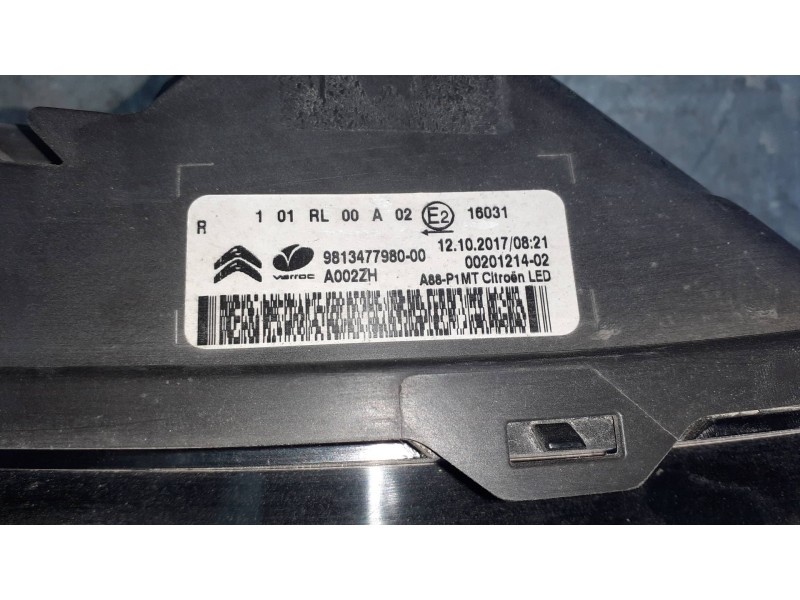 Recambio de piloto delantero derecho para citroen c3 aircross referencia OEM IAM 9813477980 A002ZH 981347798000