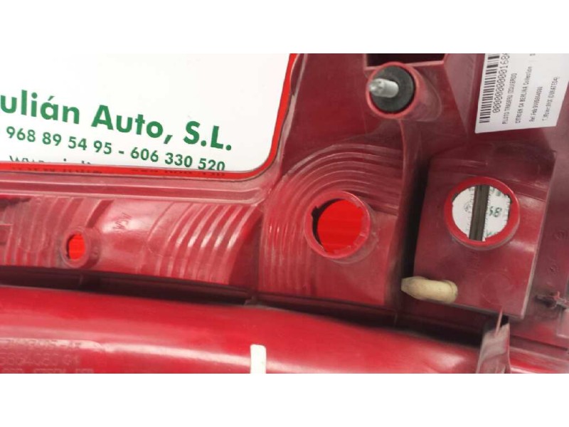 Recambio de piloto trasero izquierdo para citroen c4 berlina collection referencia OEM IAM 9655864080  