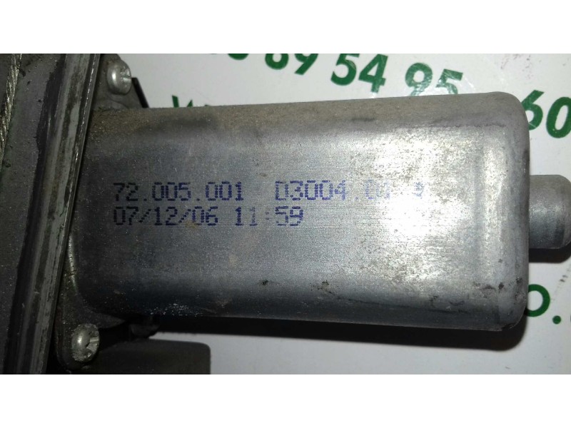 Recambio de elevalunas delantero derecho para opel corsa d ´´111 years´´ referencia OEM IAM 72005001  ELECTICO