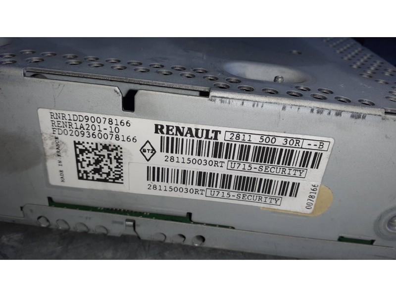 Recambio de sistema audio / radio cd para renault megane iii berlina 5 p referencia OEM IAM 281150030RB 281150030RT 