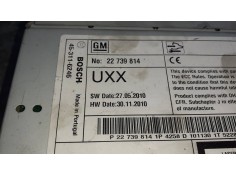 Recambio de sistema audio / radio cd para opel insignia berlina referencia OEM IAM 22739814 443116246 BOSCH 2