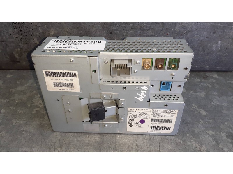 Recambio de pantalla multifuncion para jaguar xf referencia OEM IAM 8X2310E889AC QFJG701A ALPINE ELEC.