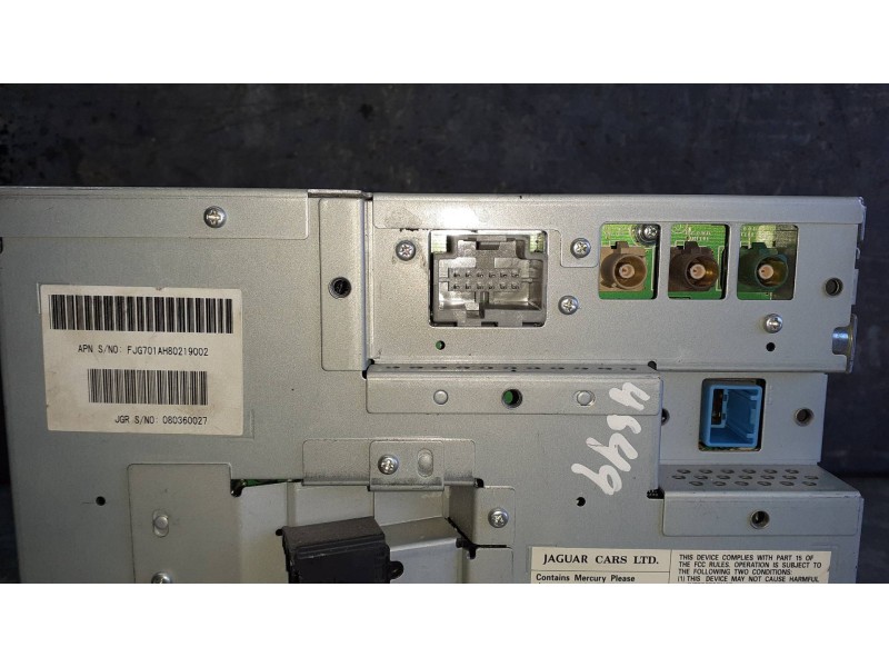 Recambio de pantalla multifuncion para jaguar xf referencia OEM IAM 8X2310E889AC QFJG701A ALPINE ELEC.