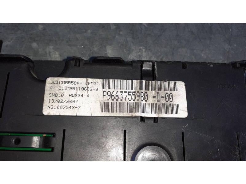 Recambio de cuadro instrumentos para citroen c4 grand picasso referencia OEM IAM P9663755980D00 281196233 JOHNSON CONTROL