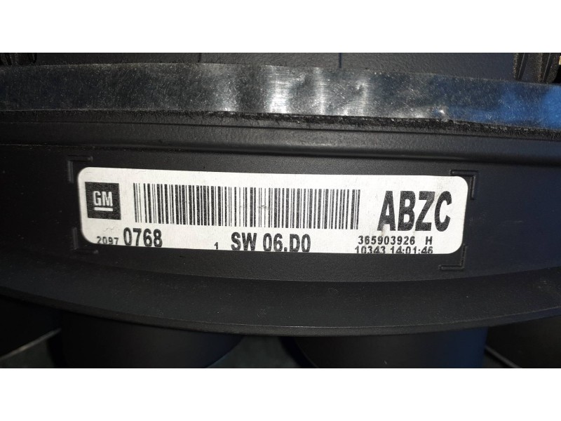 Recambio de cuadro instrumentos para opel insignia berlina referencia OEM IAM A2C53412146 20970768 GM - VDO