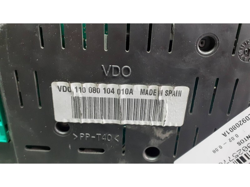 Recambio de cuadro instrumentos para seat ibiza (6l1) referencia OEM IAM W06L0920801A W06L0920801AV03 VDO