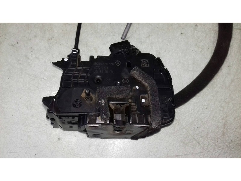 Recambio de cerradura puerta trasera derecha para renault captur xmod referencia OEM IAM 805027072R 40727224 ELECTRICA