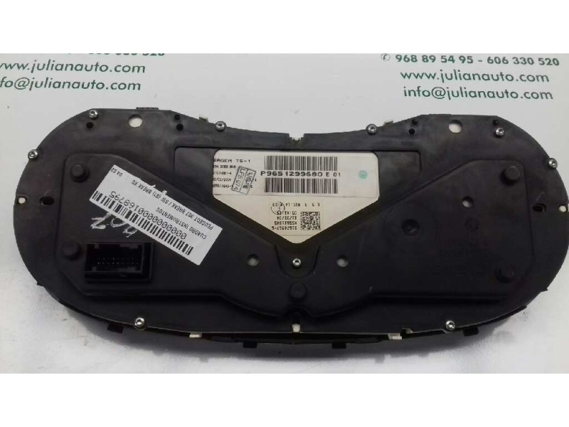 Recambio de cuadro instrumentos para peugeot 307 break / sw (s1) break xs referencia OEM IAM 9651299680 21674881 SAGEM