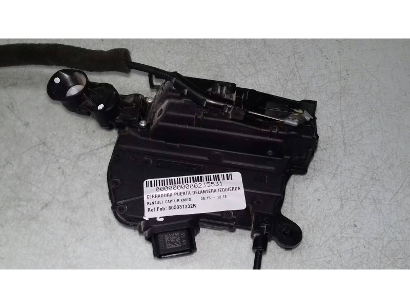 Recambio de cerradura puerta delantera izquierda para renault captur xmod referencia OEM IAM 805031332R 40517224 ELECTRICA