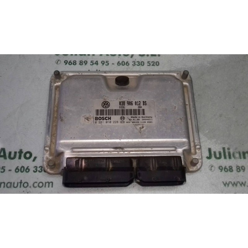 Recambio de centralita motor uce para seat leon (1m1) signo referencia OEM IAM 038906012BS 0281010228 BOSCH